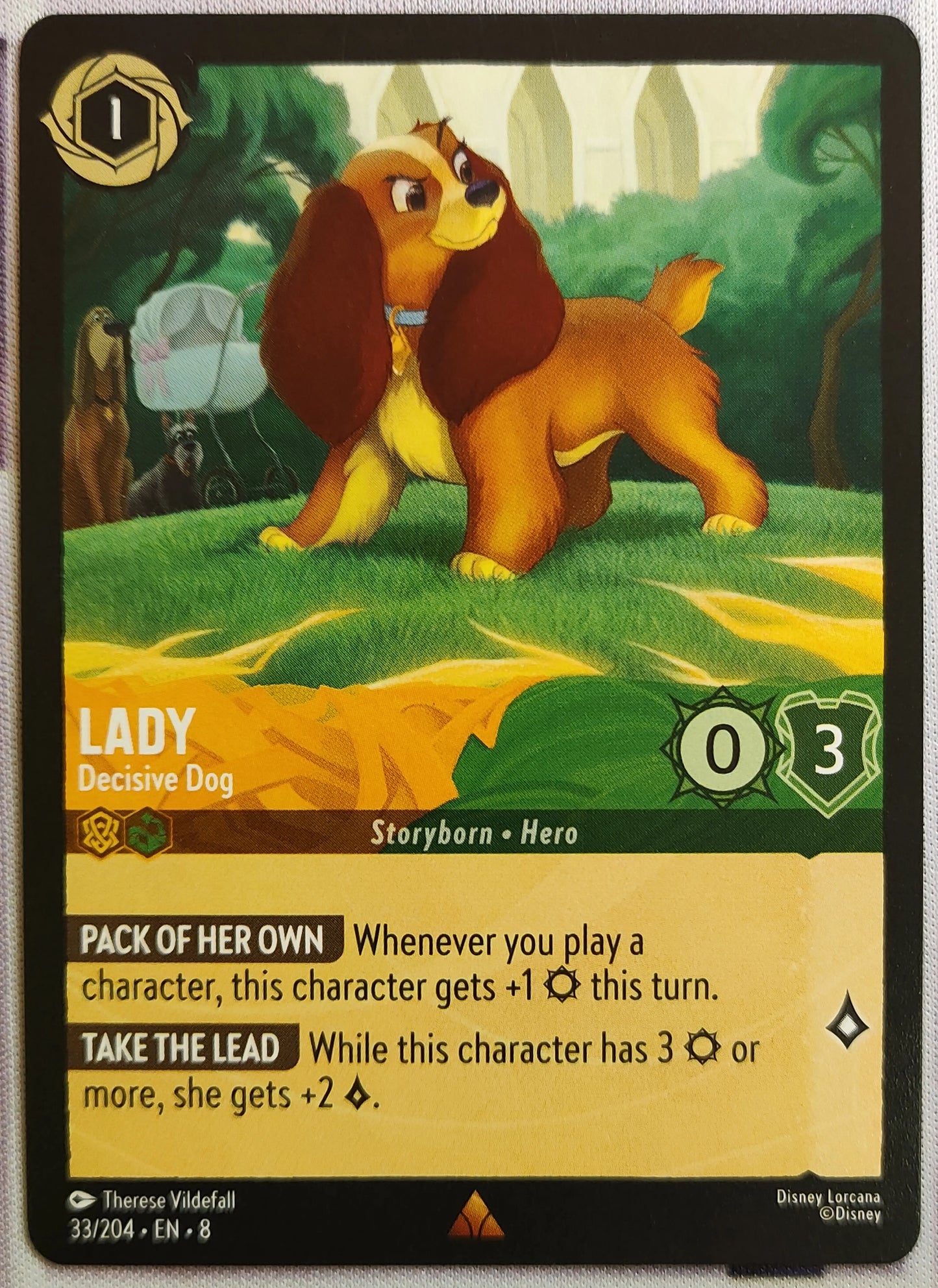 Lady Decisive Dog