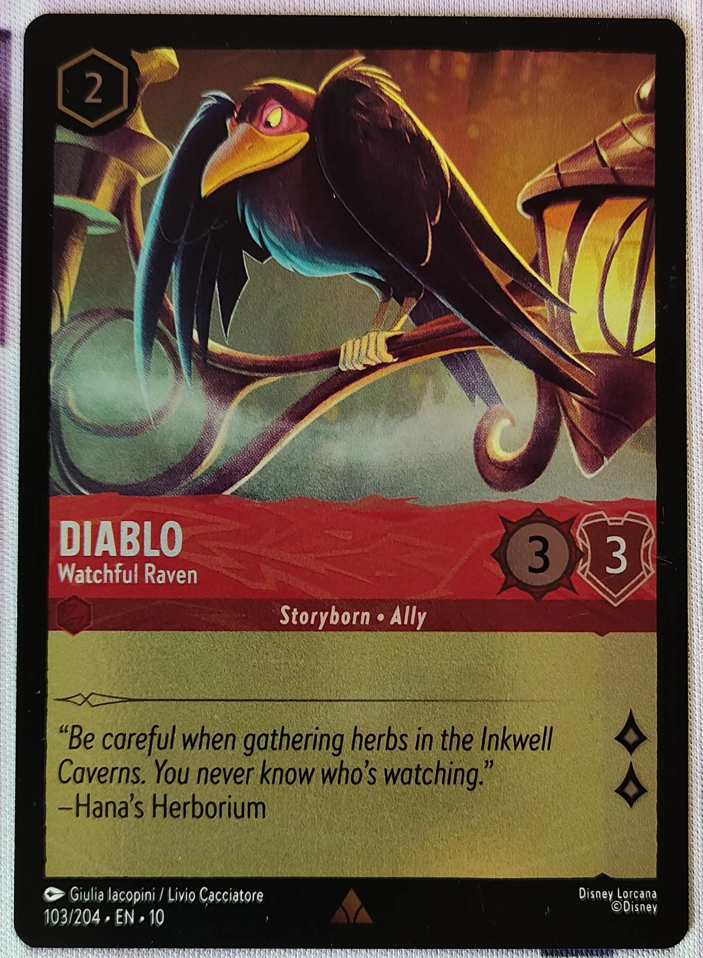 Diablo - Watchful Raven Foil