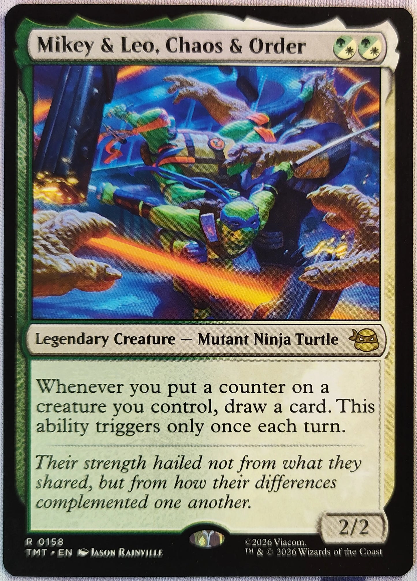Mikey & Leo, Chaos & Order
