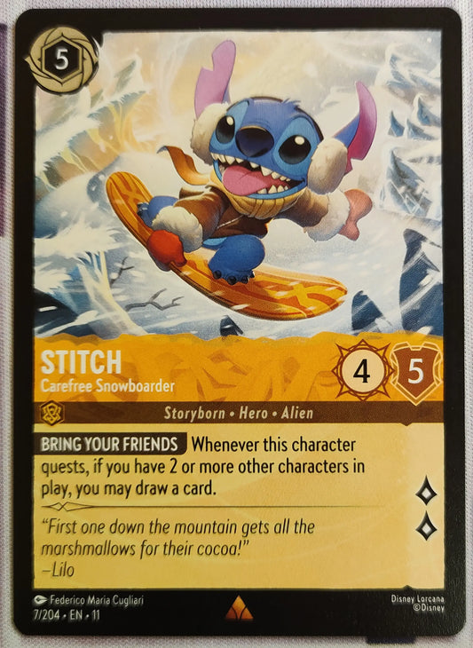 Stitch - Carefree Snowboarder