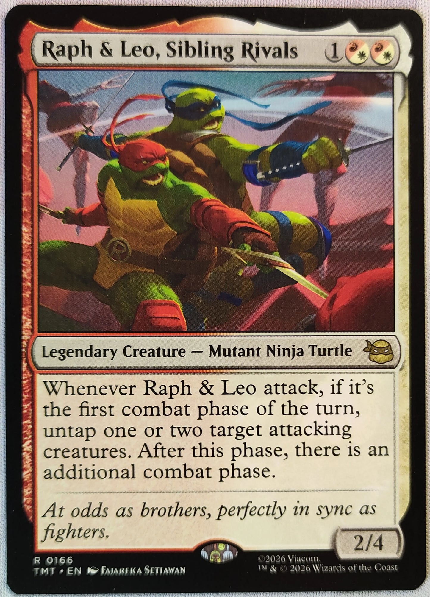 Raph & Leo, Sibling Rivals