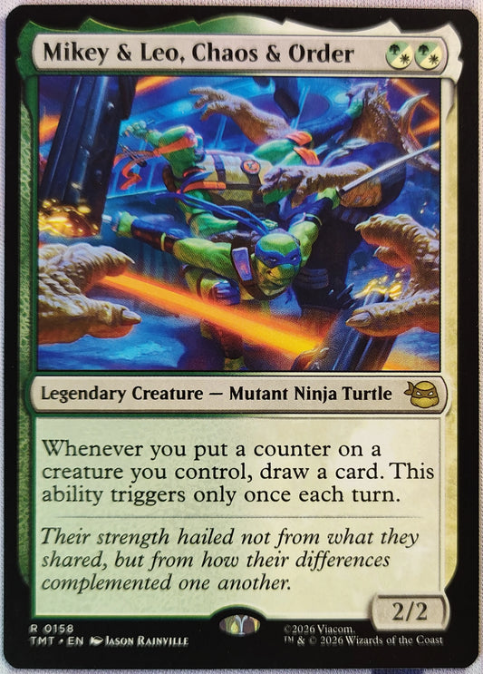 Mikey & Leo, Chaos & Order