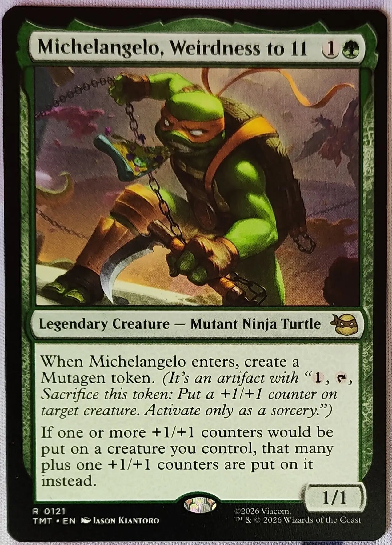Michelangelo, Weirdness to 11