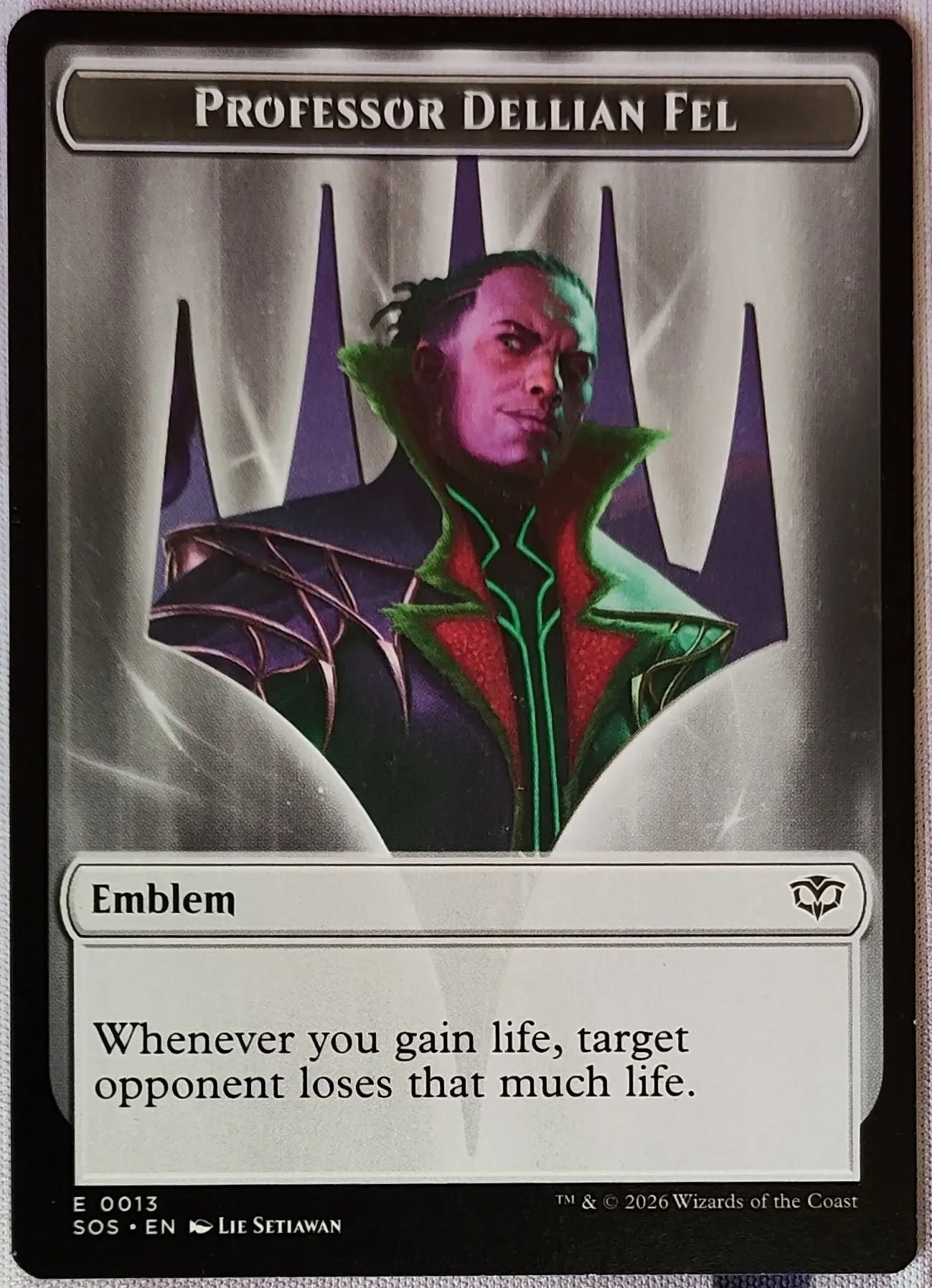 Pest Token (BG 11)  Professor Dellian Fel Emblem