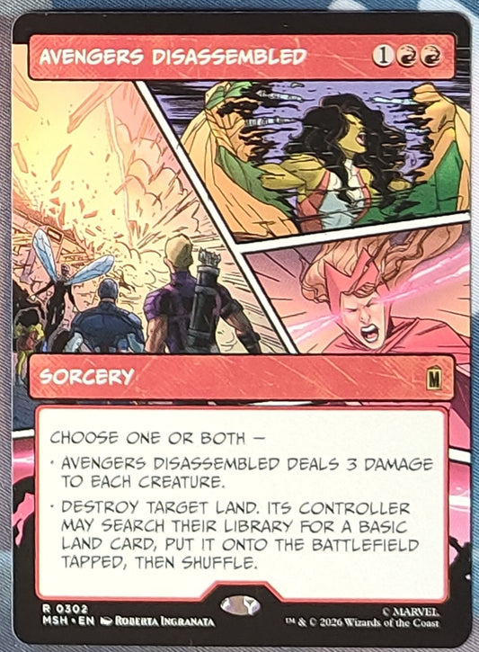 Avengers Disassembled Borderless Panel Art | Magic: The Gathering - Superhéroes