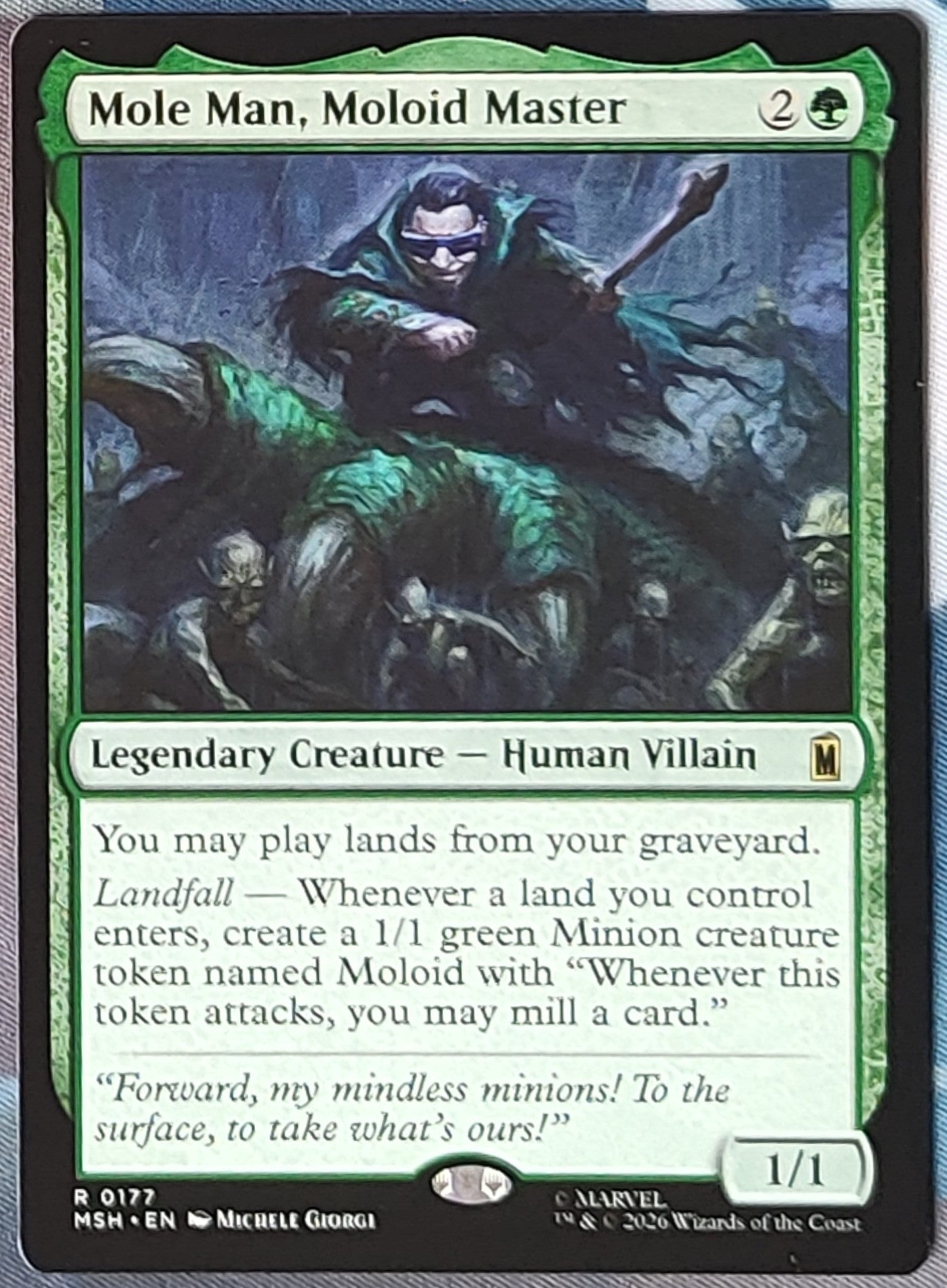 Mole Man, Moloid Master | Magic: The Gathering - Superhéroes