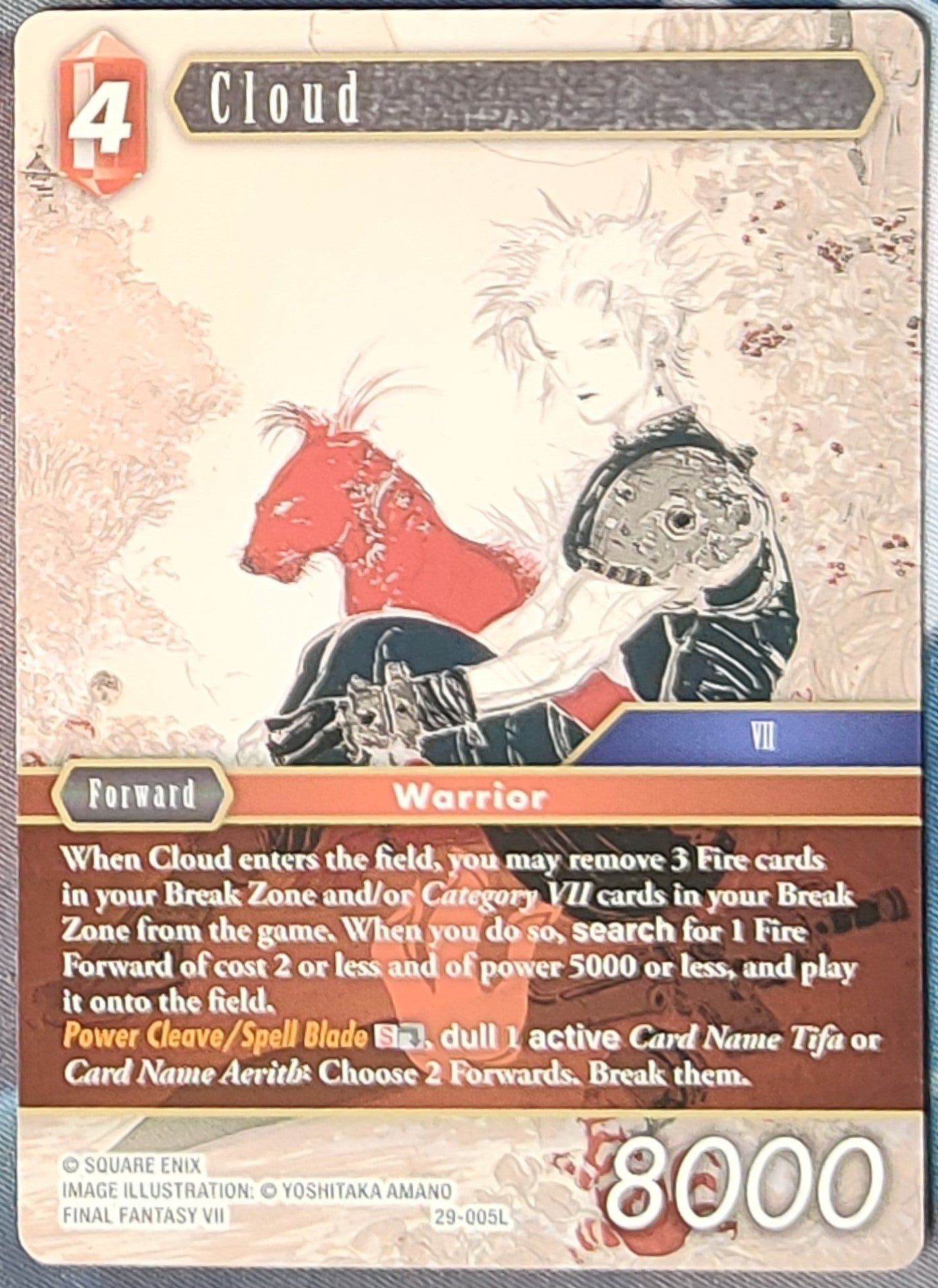Cloud (29-005) | Final Fantasy TCG - Blissful Eternity