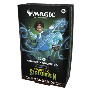 Commander Deck Quandrix Unlimited secrets of strixhaven (abierta) (ingles)