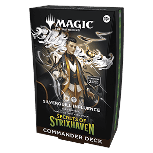 Commander Deck Silverquill Influence secrets of strixhaven (ingles)
