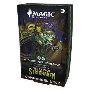 Commander Deck Witherbloom Pestilence secrets of strixhaven (ingles)