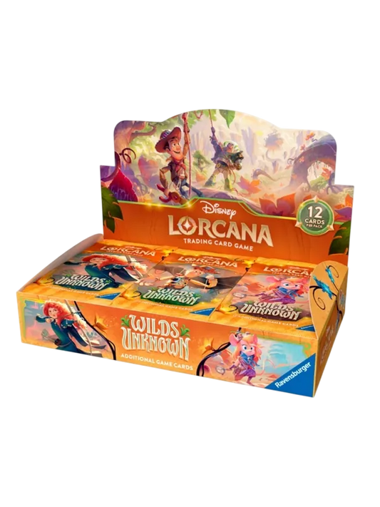 Caja de 24 Sobres Disney Lorcana: Wilds Unknown