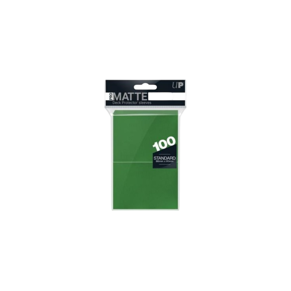Ultra PRO Pro-Matte Green Sleeves 100 – Fundas para Cartas TCG