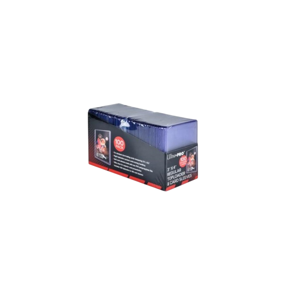 Ultra PRO Clear Sleeves + Toploaders 100+100 – Fundas y Protectores para Cartas TCG